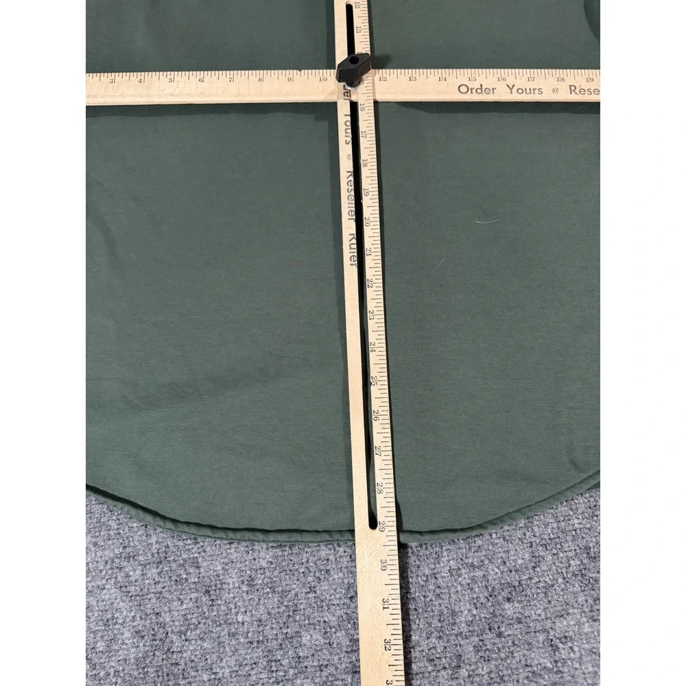 Lululemon Shirt Mens XL Green Snap Front Jersey Long Sleeve Overshirt Casual - Picture 7 of 9